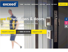 Tablet Screenshot of exceed.co.nz